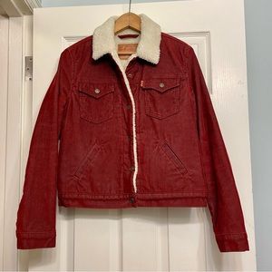Levi’s corduroy Sherpa fleece lined jacket